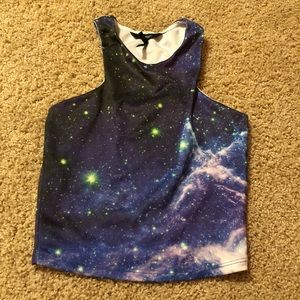 Galaxy Crop Top